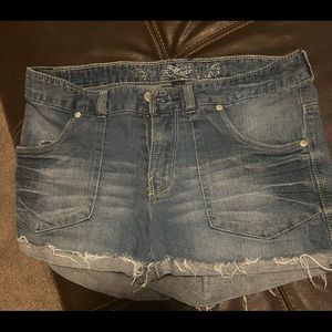 Express denim shorts sz 10